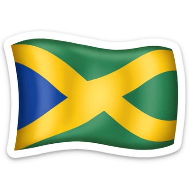 🇬🇦 flag up site and down site red colour centre middle white colour and for star red colour sticker