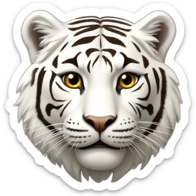 Un tigre blanc sticker