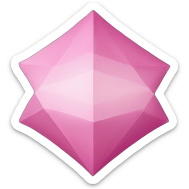 pink rhombus sticker