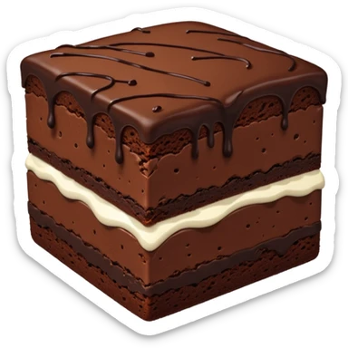 big Chocolate Brownie cake sticker
