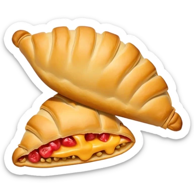 Empanada de guava y queso sticker