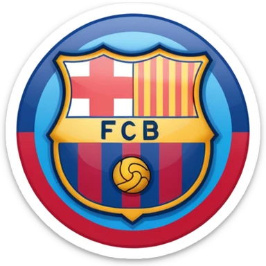 Fc barcelona logo  sticker