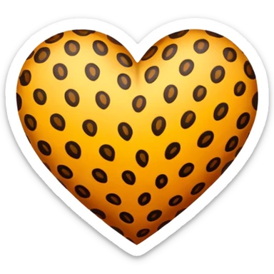 قلب پلنگی sticker