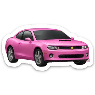 Pink garage  sticker