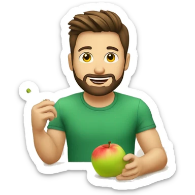 Giroud qui mange une pomme  sticker