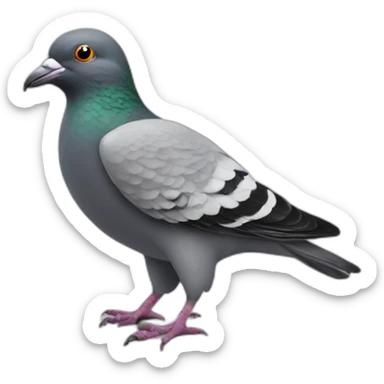 Gangsta Pigeon sticker