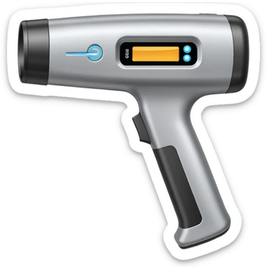 Hand-held metal scanner  sticker