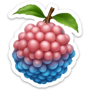 Lychee Blue color sticker