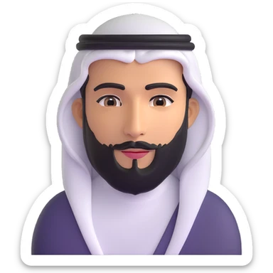 Saudi man sticker