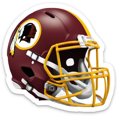 Redskins helmet sticker