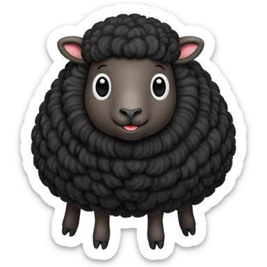 black sheep dancing sticker