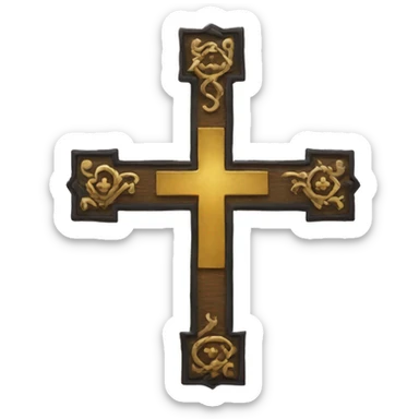 orthodox cross sticker
