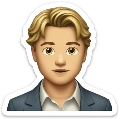 Young Leonardo Dicaprio sticker