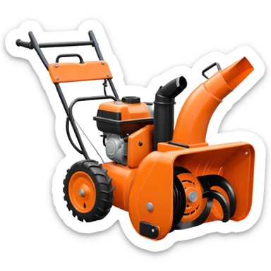 Snow Blower sticker