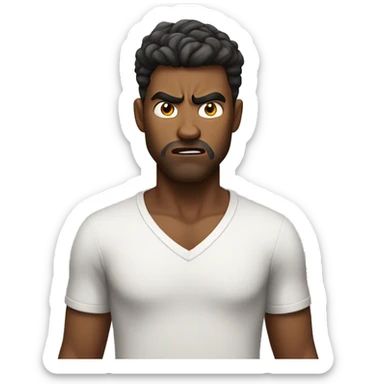 29 year old man angry sticker