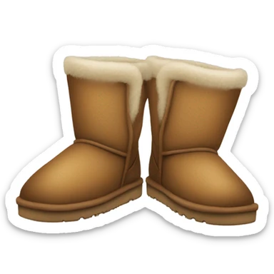 christmas uggs sticker