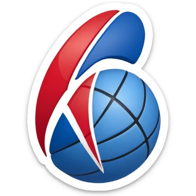 nba (#00A3E0) and red (#F9423A) sticker