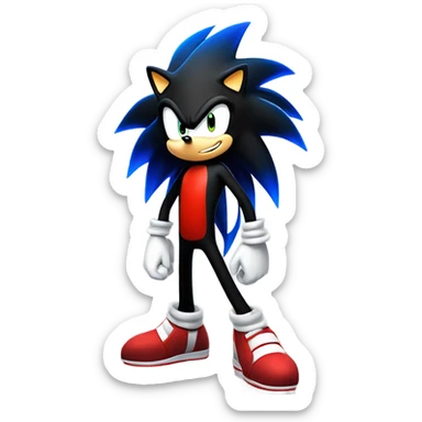 Sonic shadow the hedgehog sticker