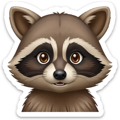 Fit Female Raccoon sticker