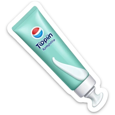 toothpaste sticker
