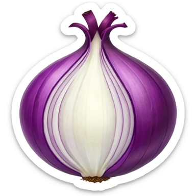 red onion sticker