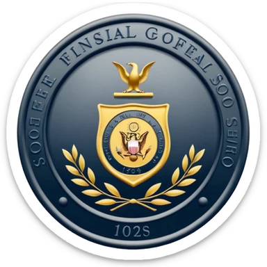 document with a seal and serial number, symbolizing fiscal code or business number sticker