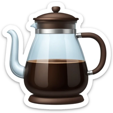 brewing coffee pot sticker