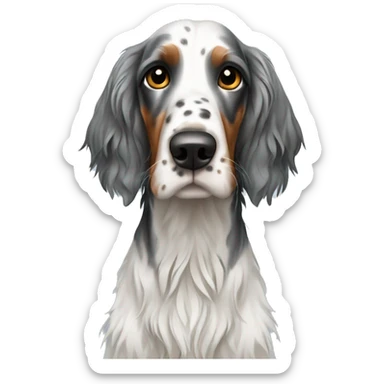 English setter  sticker