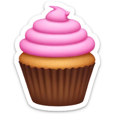 pink cupcake sticker