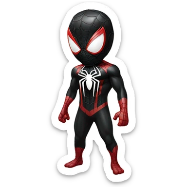 Spider-Man symbiote sticker