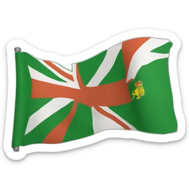 British Northern Ireland flag sticker
