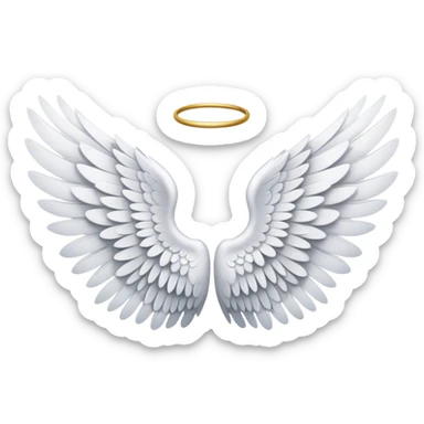 Angel wings sticker