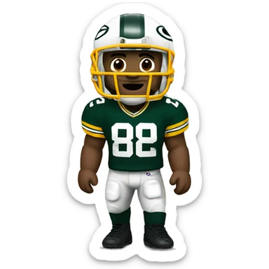 NFL packers player sticker