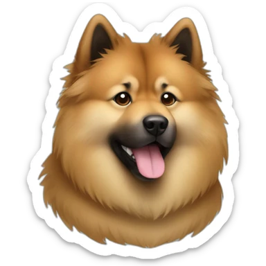 un eurasier sticker