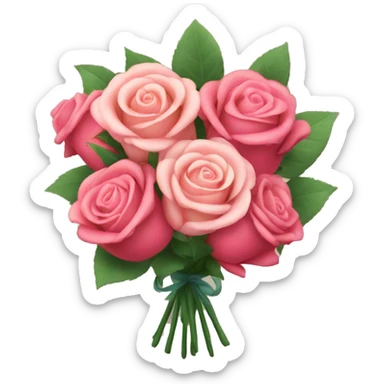 bouquet of roses sticker