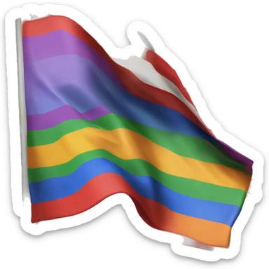 Lesbian flag ￼ sticker