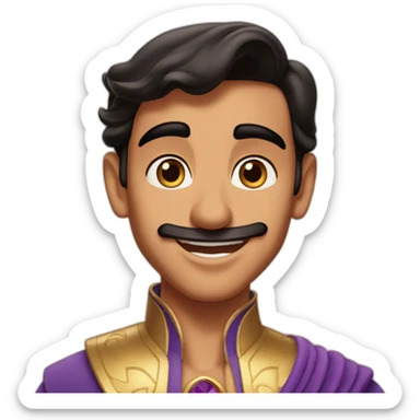prince ali from aladdin sticker