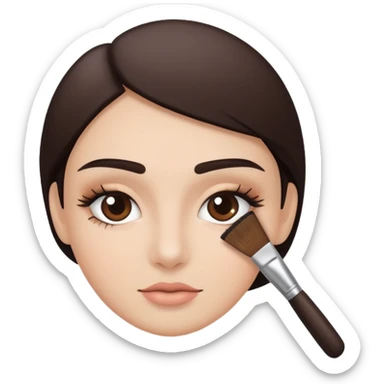 eyebrow cosmetic sticker