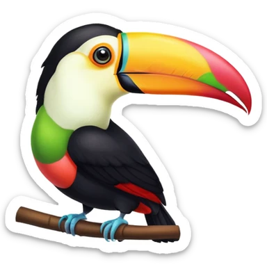 toucan and guava together sticker