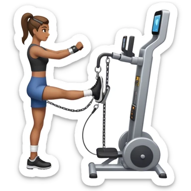 standing cable-machine-leg-raise with ankle-cuffs sticker