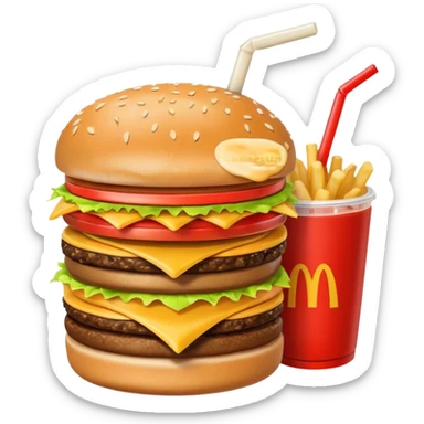 create emojis of mcdonalds sticker