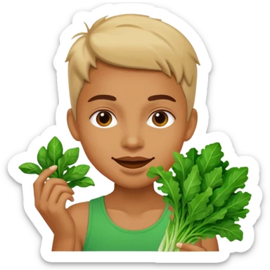 eating greens sticker