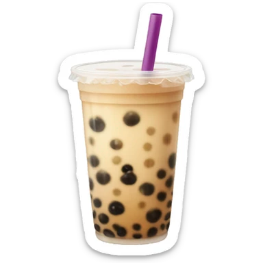 Bubble tea sticker