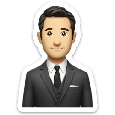 Joseph Gordon levitt suit sticker