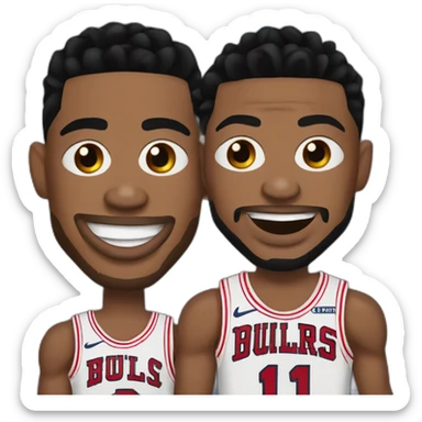 Derrick rose and Ja morant emoji sticker