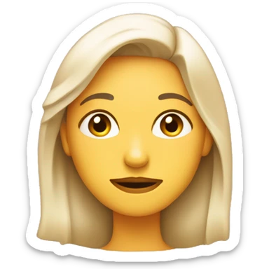 un visage féminin exprimant plusieurs émotions : heureuse, amoureuse, ennuyée, triste, blasée. sticker