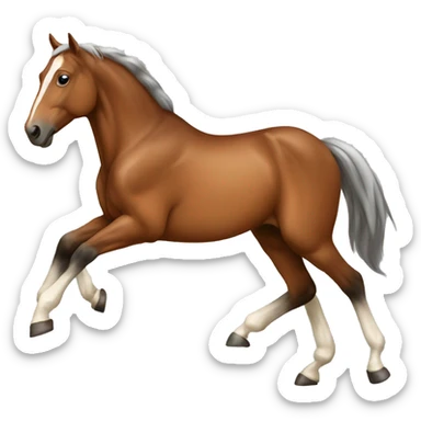 Trotting Horse sticker