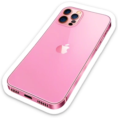 Pink iphone 12 pro max sticker