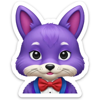 Bonnie(blue) from the Five Nights At Freddy's movie sticker