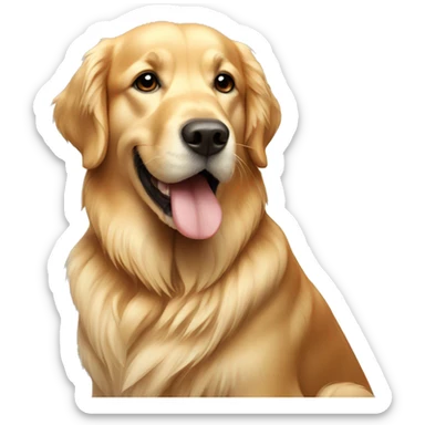 Golden retriever  sticker